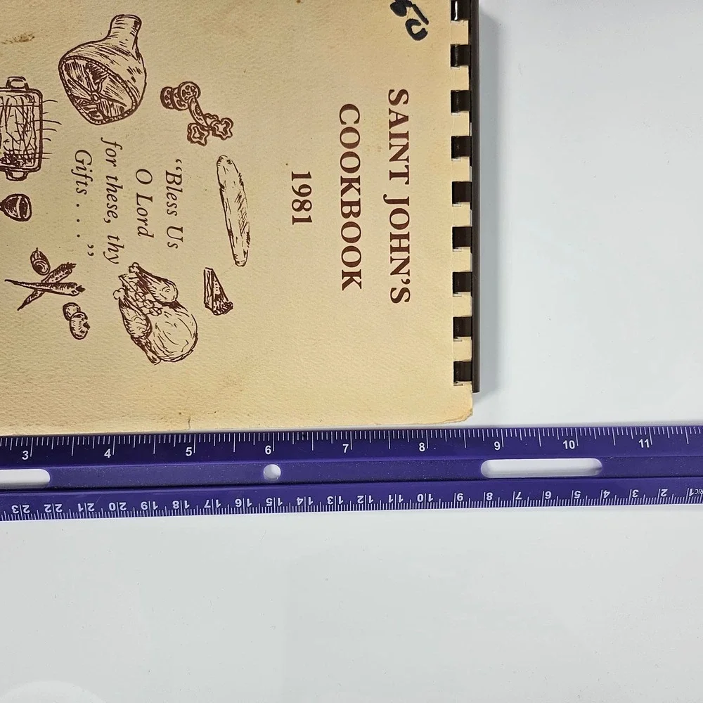 Vintage 1981 Saint Johns Cookbook Summerville South Carolina Church Recipes CYO